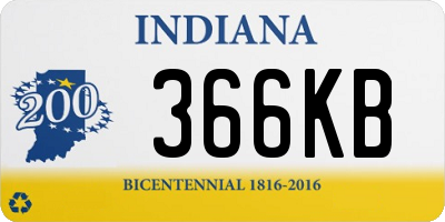 IN license plate 366KB