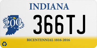 IN license plate 366TJ