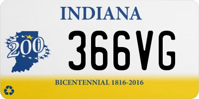 IN license plate 366VG