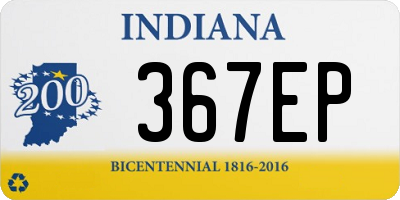 IN license plate 367EP