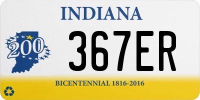 IN license plate 367ER