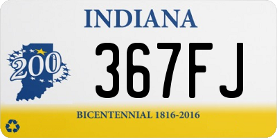 IN license plate 367FJ