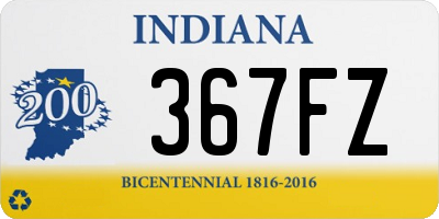 IN license plate 367FZ