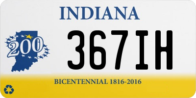 IN license plate 367IH