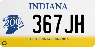 IN license plate 367JH