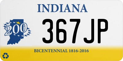 IN license plate 367JP