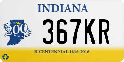 IN license plate 367KR