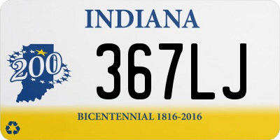 IN license plate 367LJ