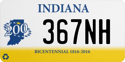 IN license plate 367NH