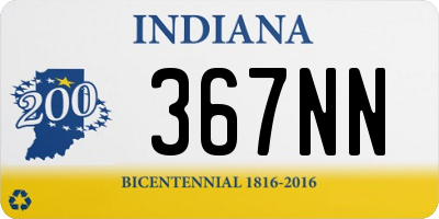 IN license plate 367NN