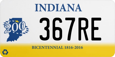 IN license plate 367RE