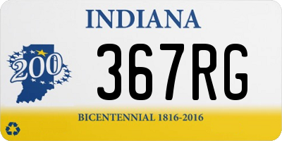 IN license plate 367RG