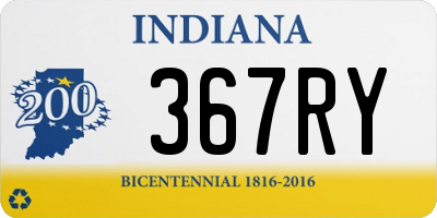 IN license plate 367RY