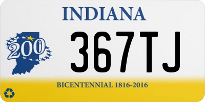 IN license plate 367TJ