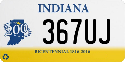 IN license plate 367UJ