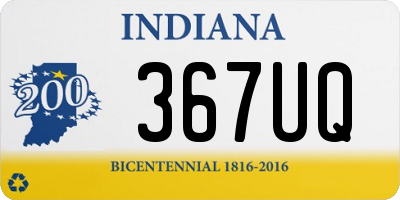 IN license plate 367UQ