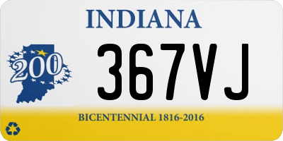 IN license plate 367VJ