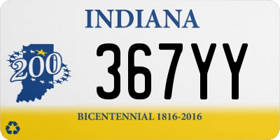 IN license plate 367YY