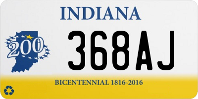 IN license plate 368AJ