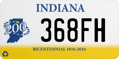 IN license plate 368FH