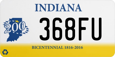 IN license plate 368FU