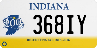 IN license plate 368IY