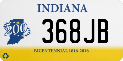 IN license plate 368JB