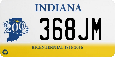 IN license plate 368JM