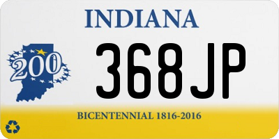 IN license plate 368JP