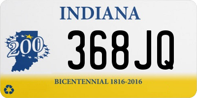 IN license plate 368JQ