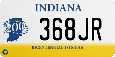 IN license plate 368JR