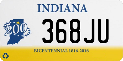 IN license plate 368JU