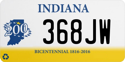 IN license plate 368JW