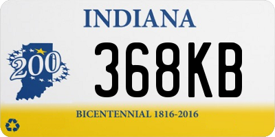 IN license plate 368KB