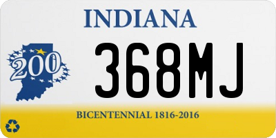 IN license plate 368MJ