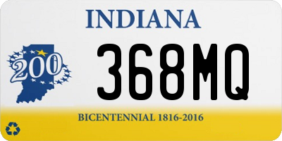 IN license plate 368MQ