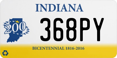 IN license plate 368PY