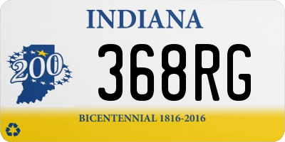 IN license plate 368RG