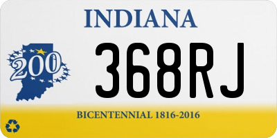 IN license plate 368RJ