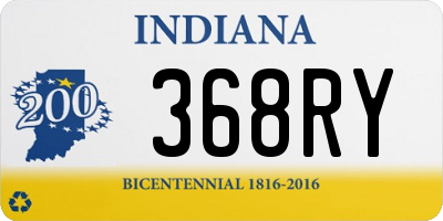 IN license plate 368RY