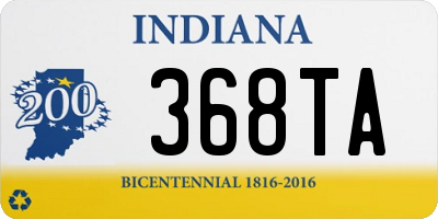 IN license plate 368TA