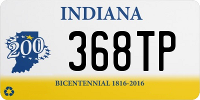 IN license plate 368TP