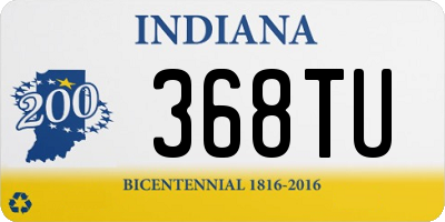 IN license plate 368TU