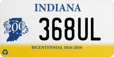 IN license plate 368UL