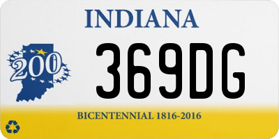 IN license plate 369DG