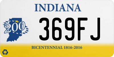 IN license plate 369FJ