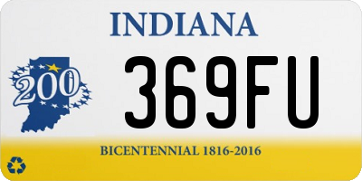 IN license plate 369FU