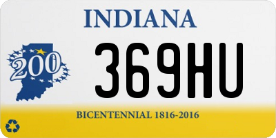 IN license plate 369HU