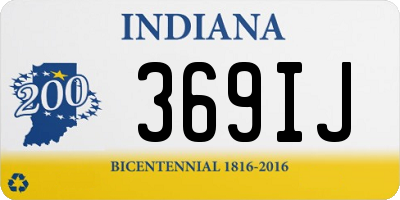 IN license plate 369IJ