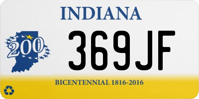 IN license plate 369JF